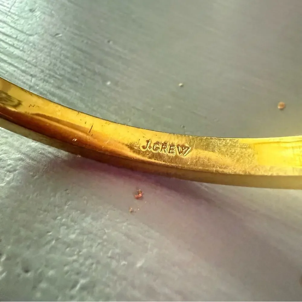 J. Crew Gold Tone Bangle Bracelet